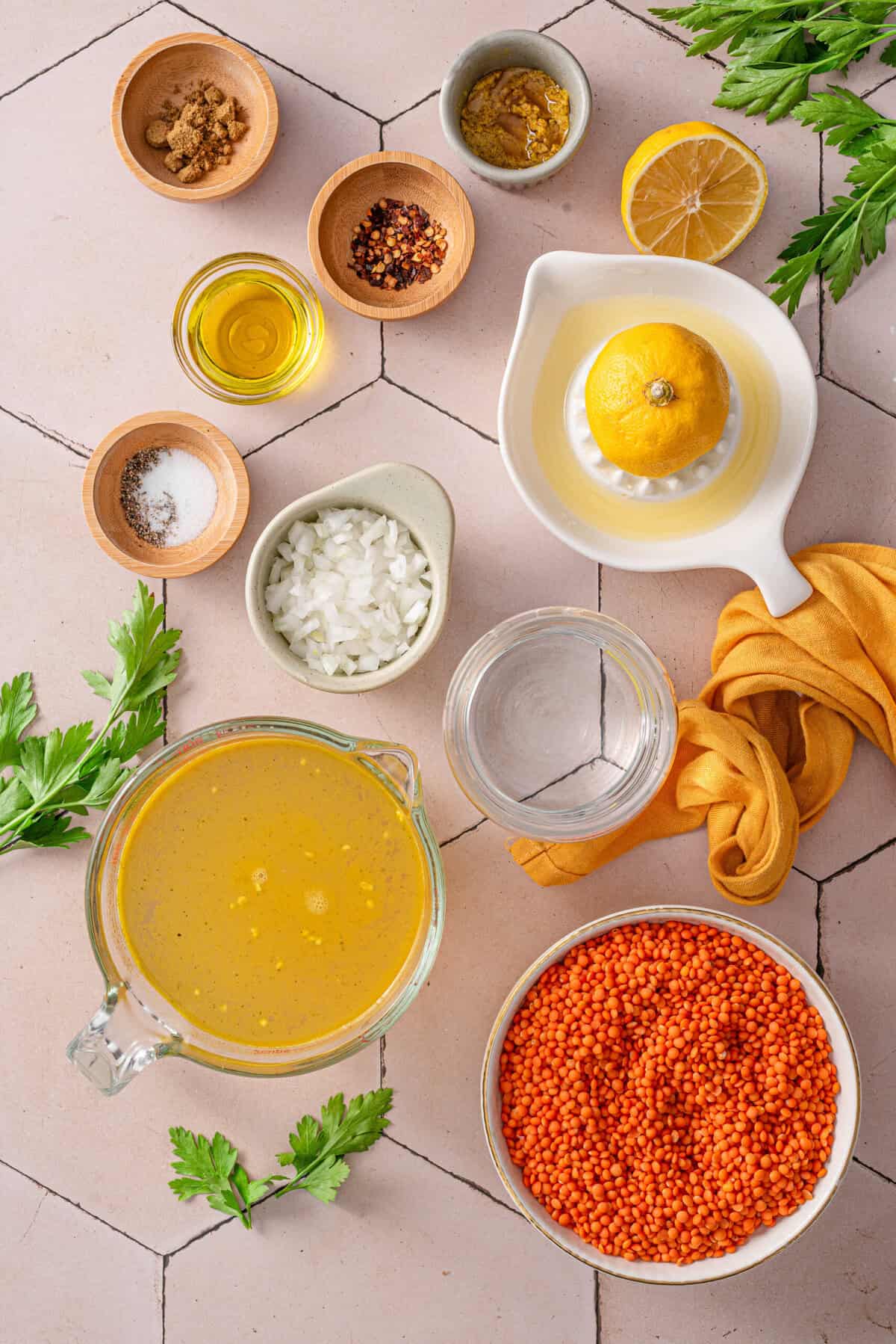 this shows all of the ingredients that I used to make this soup recipe 