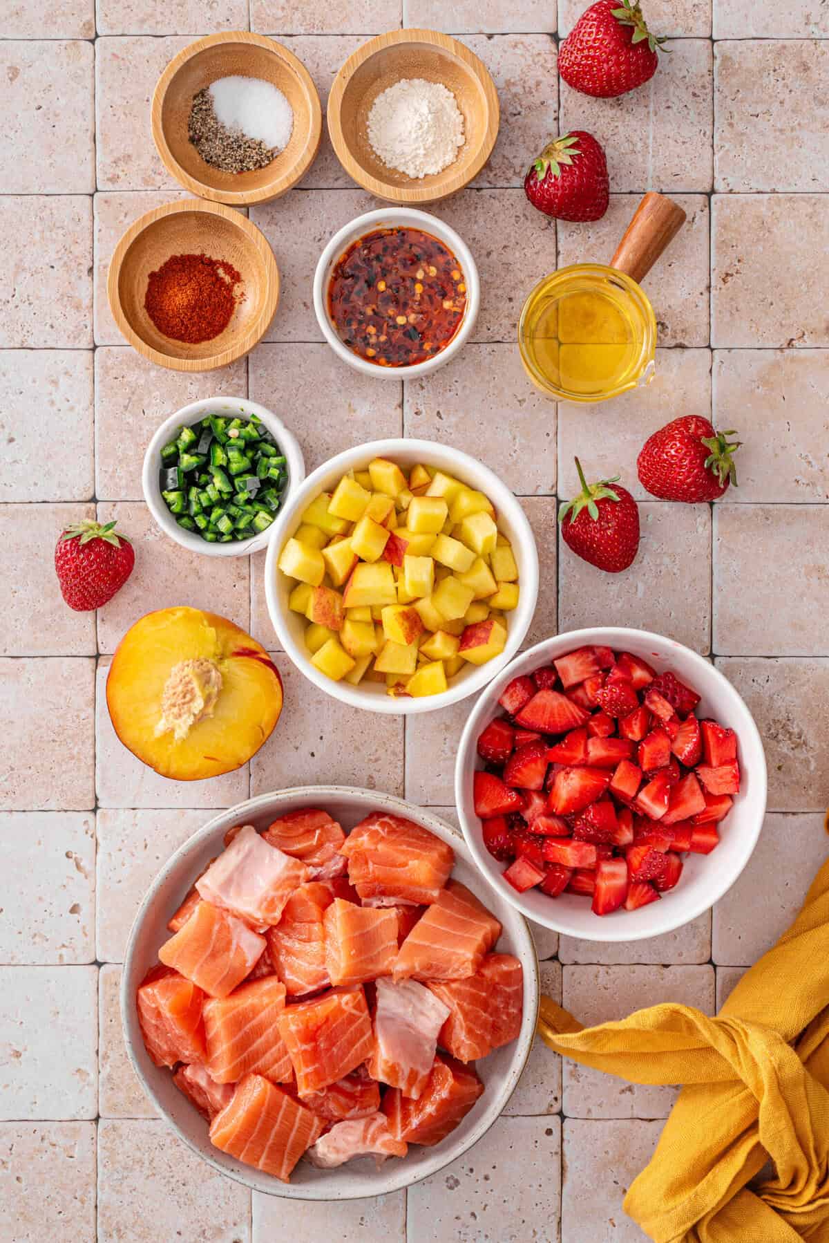 these are all the ingredients used to make my delicious dish 