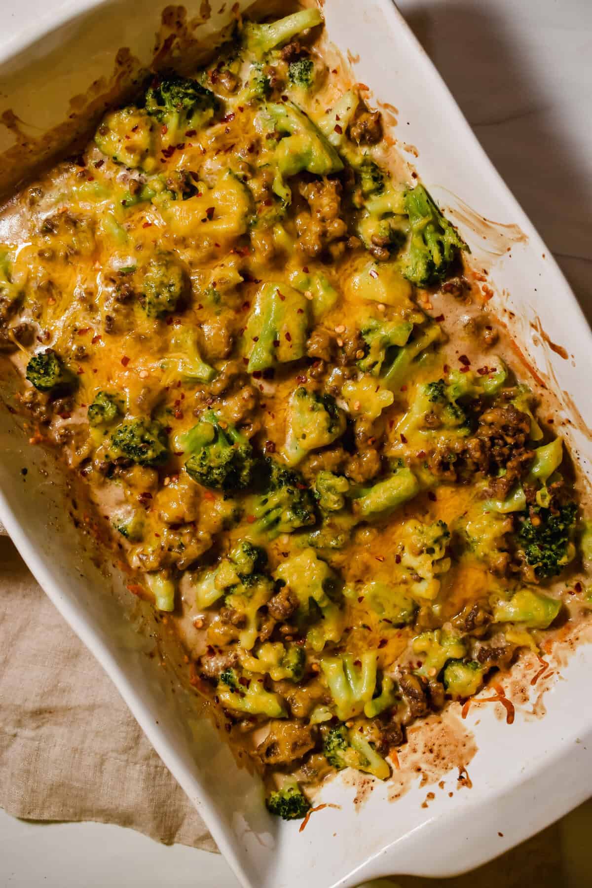 this is another close up of my creamy casserole bake 