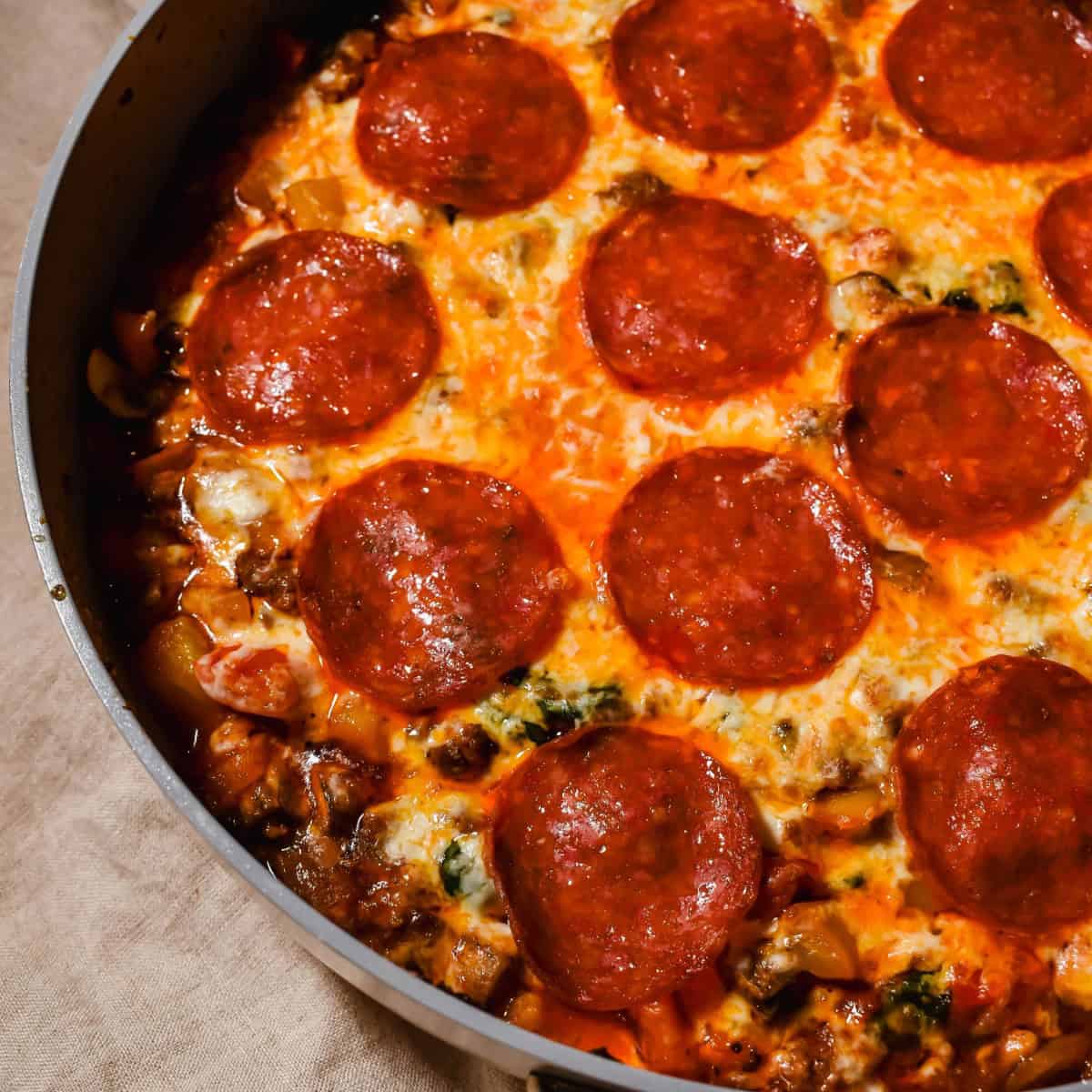 Easy Healthy Pizza Skillet