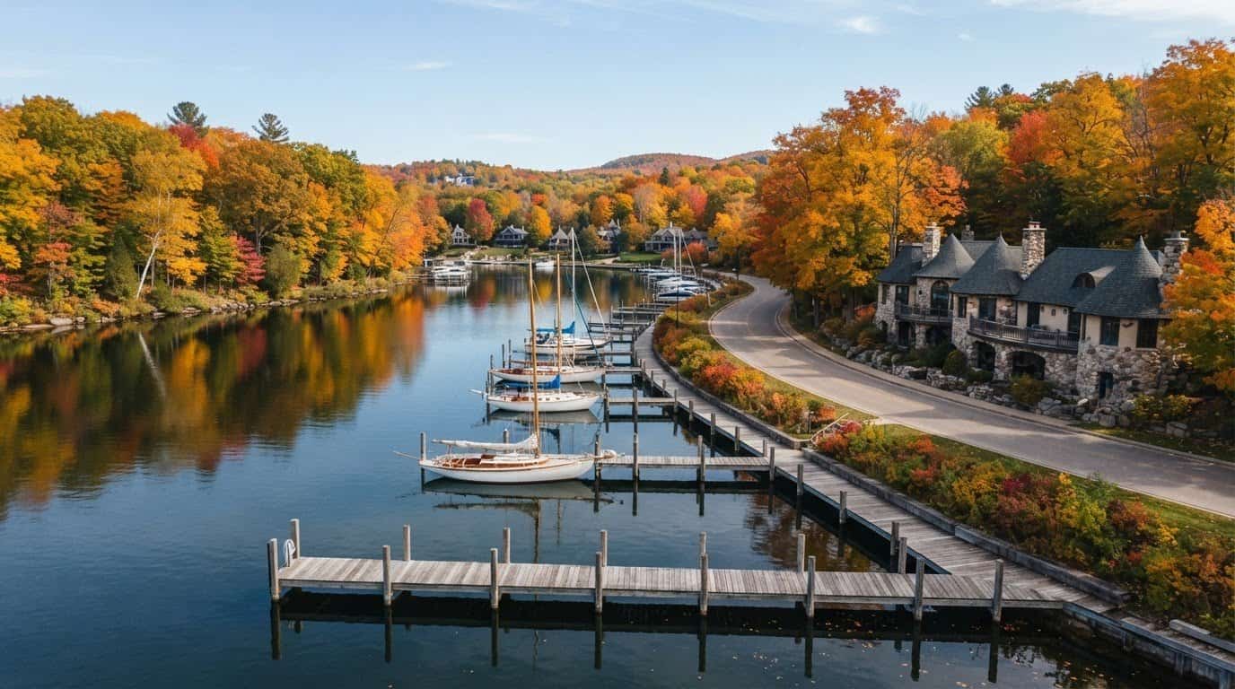 Charlevoix fall colors: peak timing, drives and water views