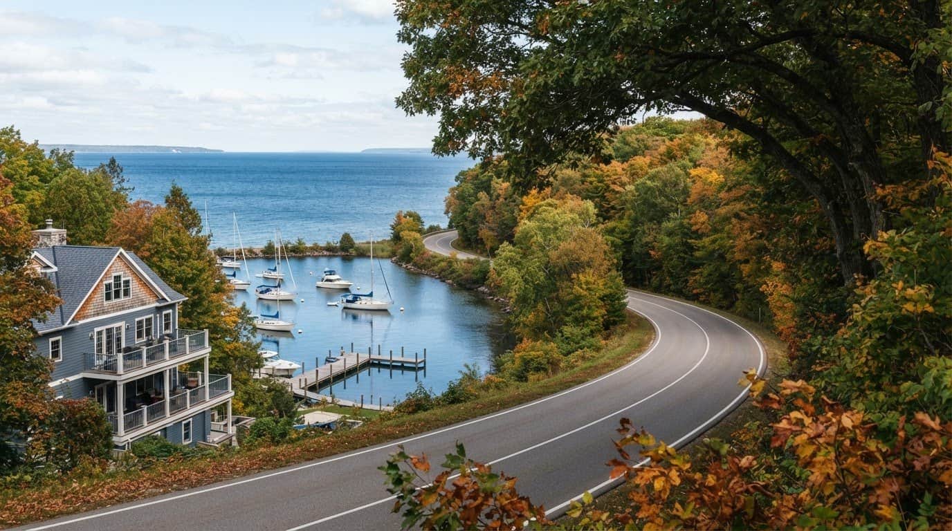 Tunnel of Trees driving tour lodging: seasonal access