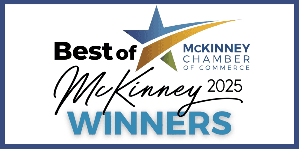 Best of McKinney Chamber of Commerce 2025 Winners badge