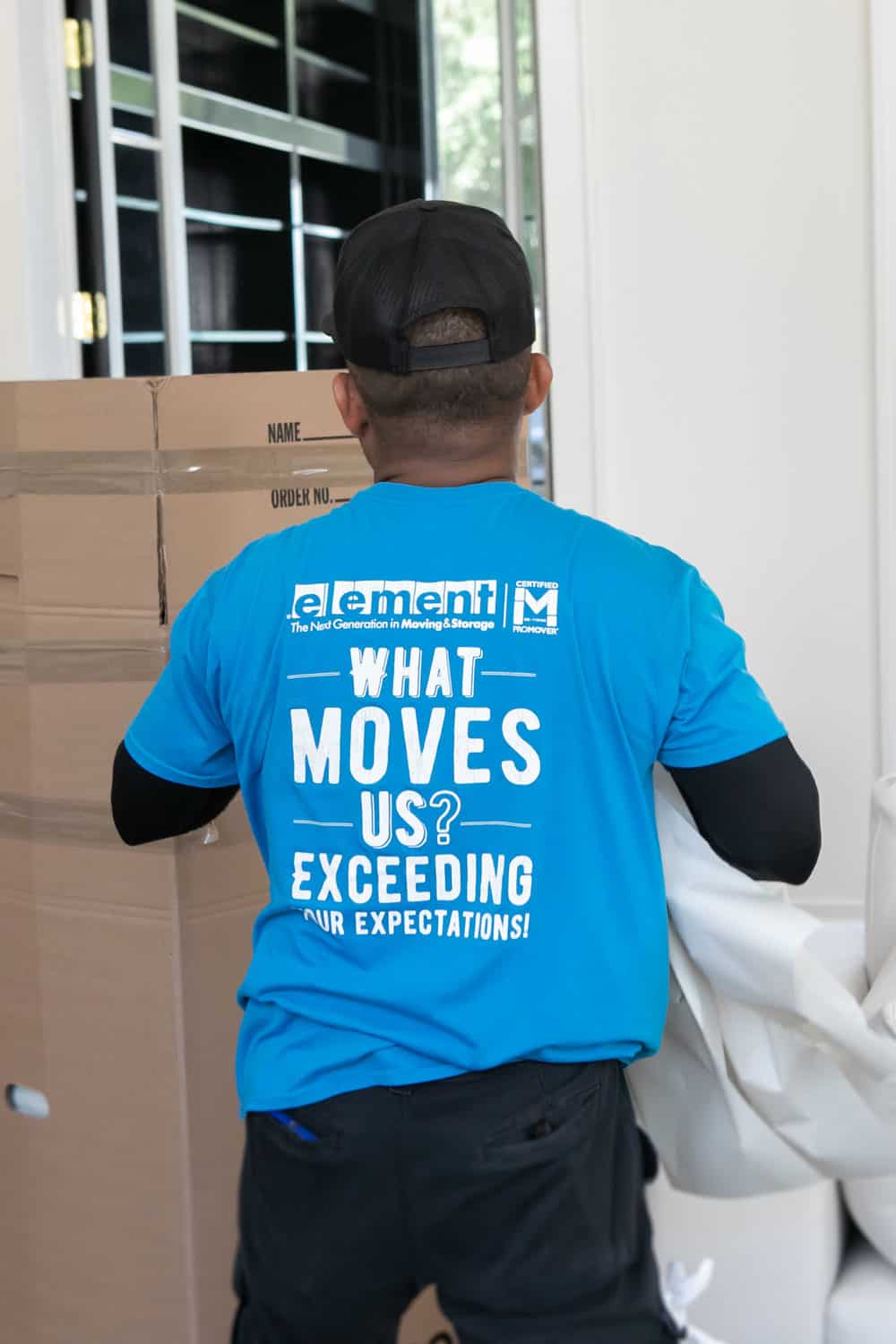 element moving and storage