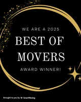 SmartMoving Best of Movers 2025 badge