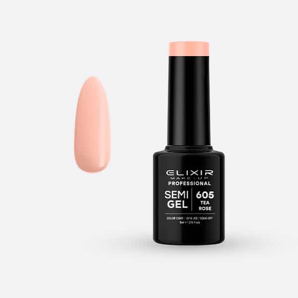 Ημιμόνιμο βερνίκι 5ml – #605 (Tea Rose)