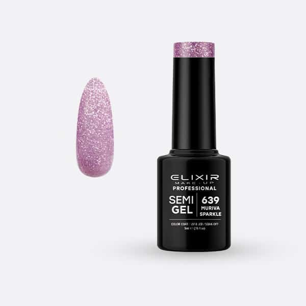 Ημιμόνιμο βερνίκι 5ml – #639 (Muriva Sparkel)