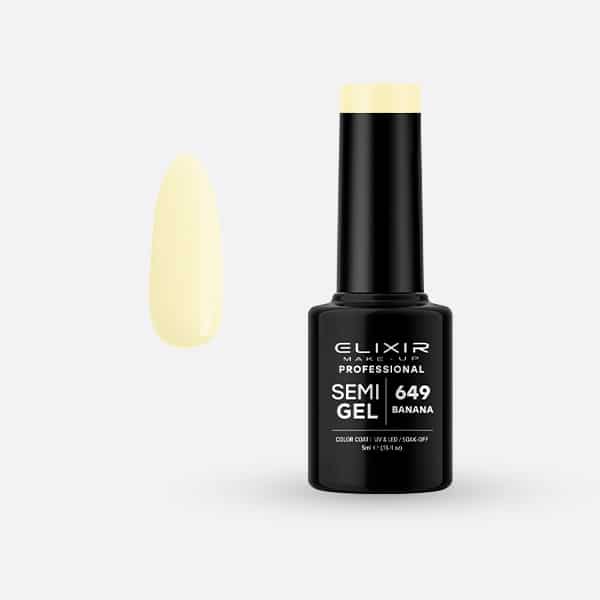 Ημιμόνιμο βερνίκι 5ml - #649 (Banana) 1 Ημιμόνιμο βερνίκι 5ml – #649 (Banana)