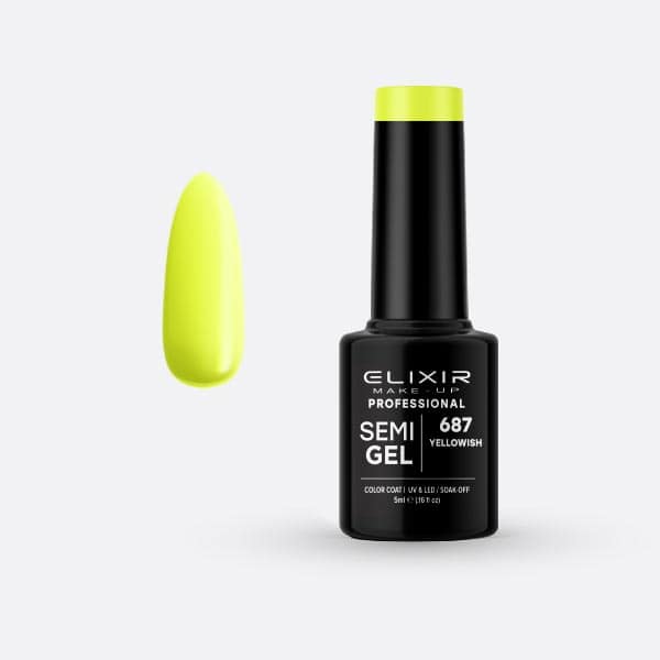 Ημιμόνιμο βερνίκι 5ml – #687 (Yellowish) 1 Ημιμόνιμο βερνίκι 5ml – #687 (Yellowish)