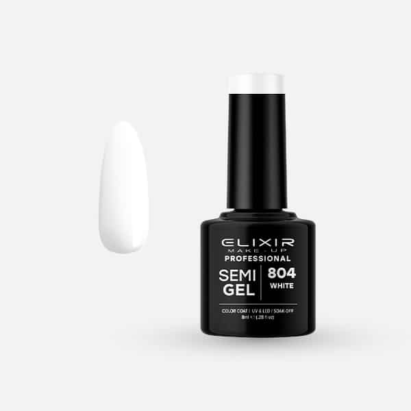 Ημιμόνιμο βερνίκι 8ml – #804 (White)