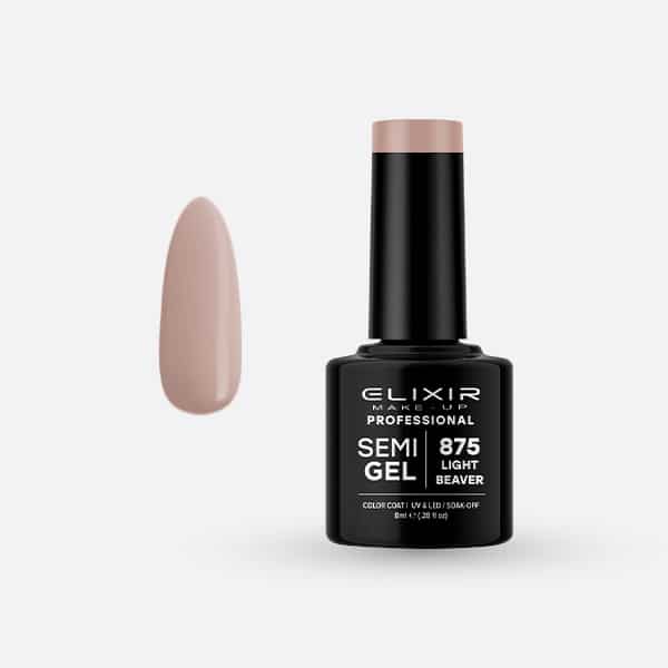 Ημιμόνιμο βερνίκι 8ml – #875 (Light Beaver)