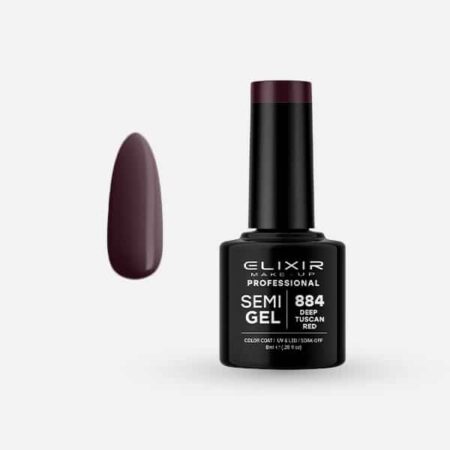 Ημιμόνιμο βερνίκι 8ml – #884 (Deep Tuscan red)