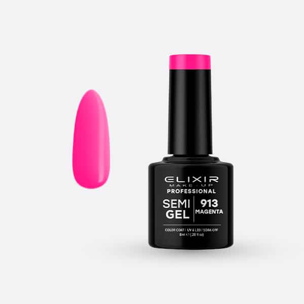 Ημιμόνιμο βερνίκι 8ml – #913 (Magenta)