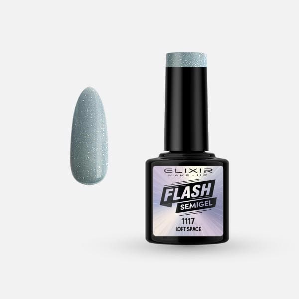 Ημιμόνιμο βερνίκι Flash 8ml – #1117 (Loft Space) 1 1117-1