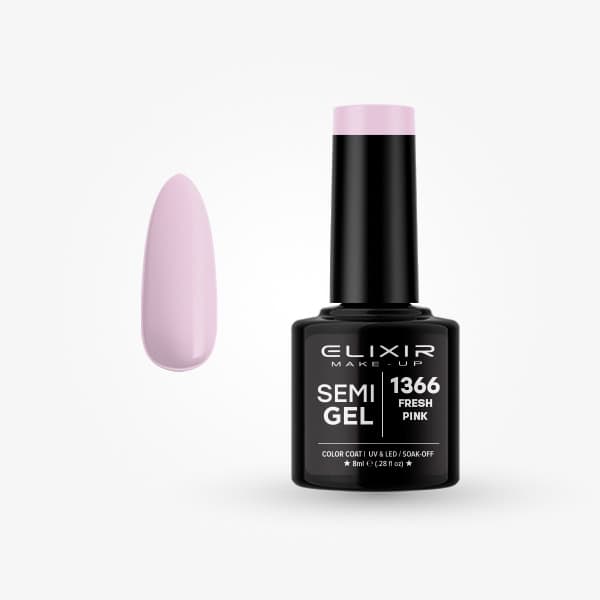 Ημιμόνιμο βερνίκι 8ml - #1366 Fresh pink