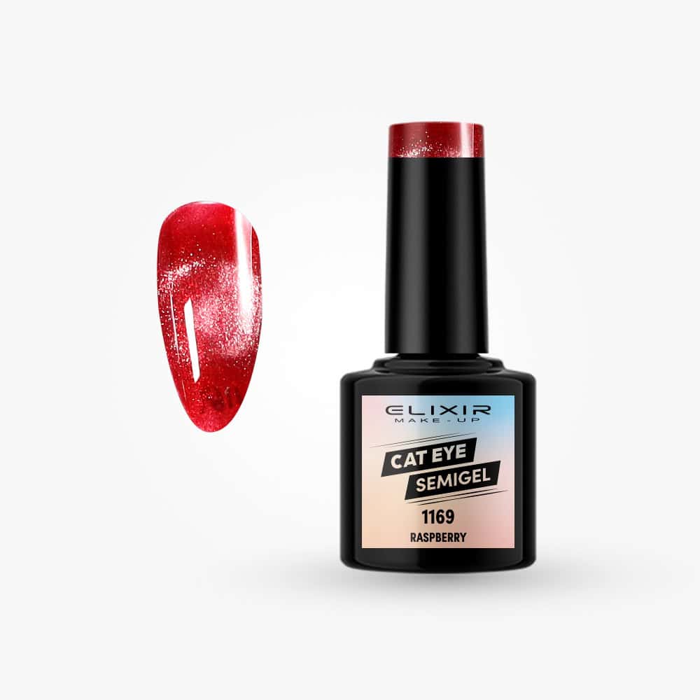Ημιμόνιμο βερνίκι CatEye 8ml – #1169 (Raspberry) 1 8842-1169