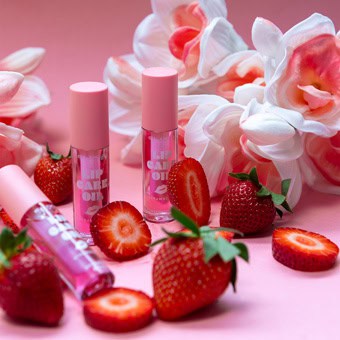lip oil strawberry