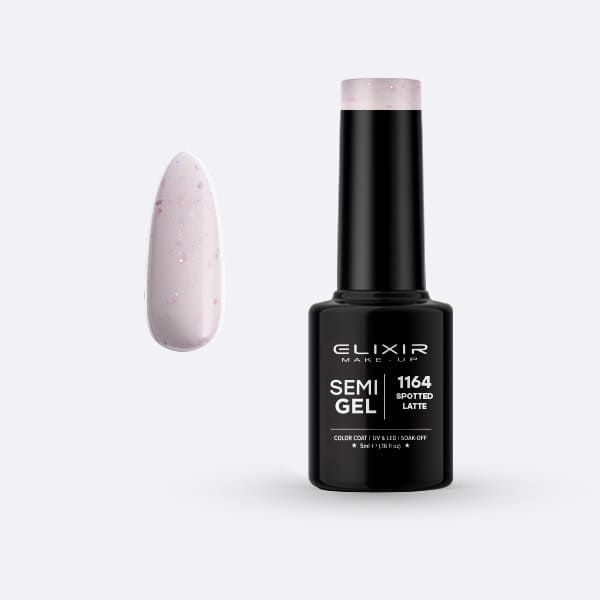Ημιμόνιμο βερνίκι 5ml – #1164 (Spotted Latte) 1 5ml semigel