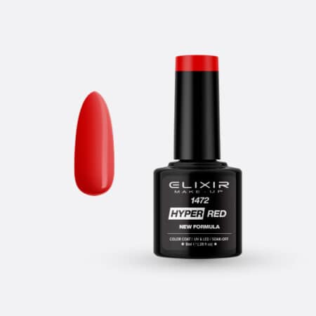 Ημιμόνιμο βερνίκι Hyper 8ml – #1472 (Hyper Red)