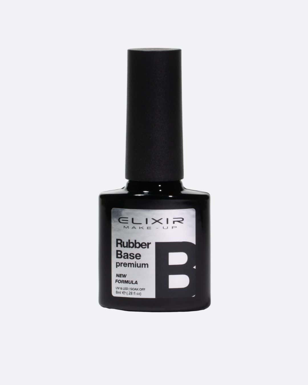 Rubber Base Coat Premium 8ml– #180B (Clear) New Formula 1 Rubber Base Coat Premium 8ml– #180B (Clear) New Formula