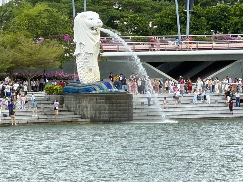 Singapore with Kids - Merlion Park
