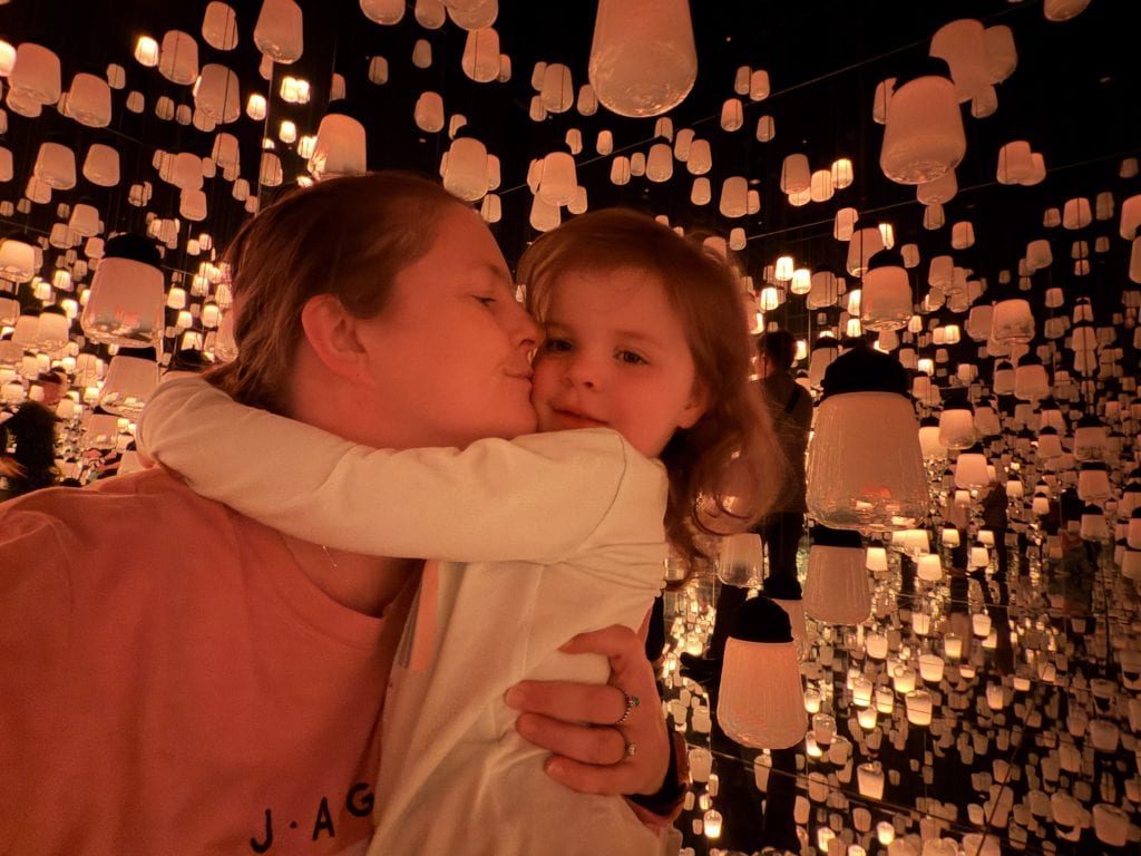 teamLab Biovortex with kids - Emma Jane Explores
