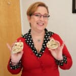 Lisa Salberg holding heart