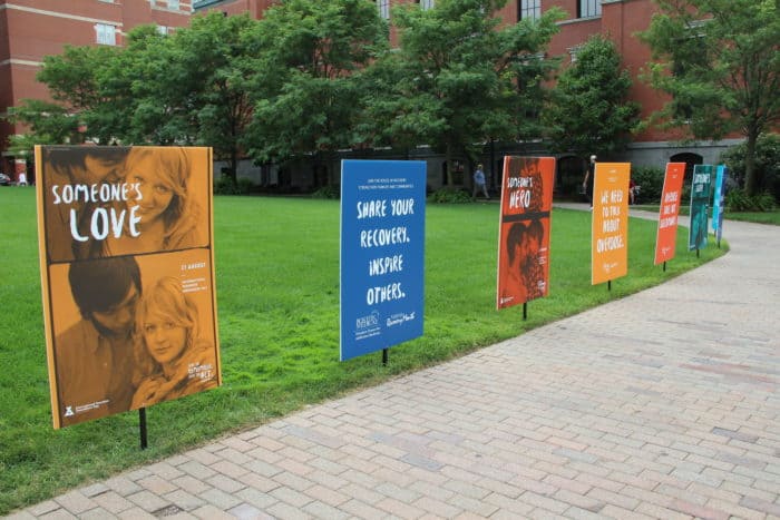 recovery month signs