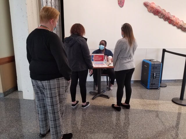 CHA Voter Registration Table