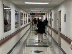 Hallway at Jefferson Einstein Medical Center Philadelphia