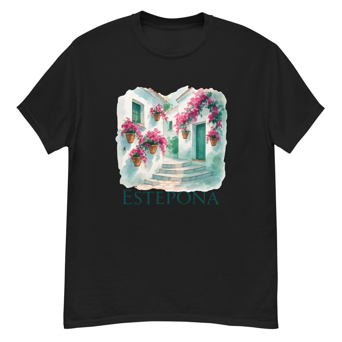 Estepona Steps & Blooms Tee - Image 2