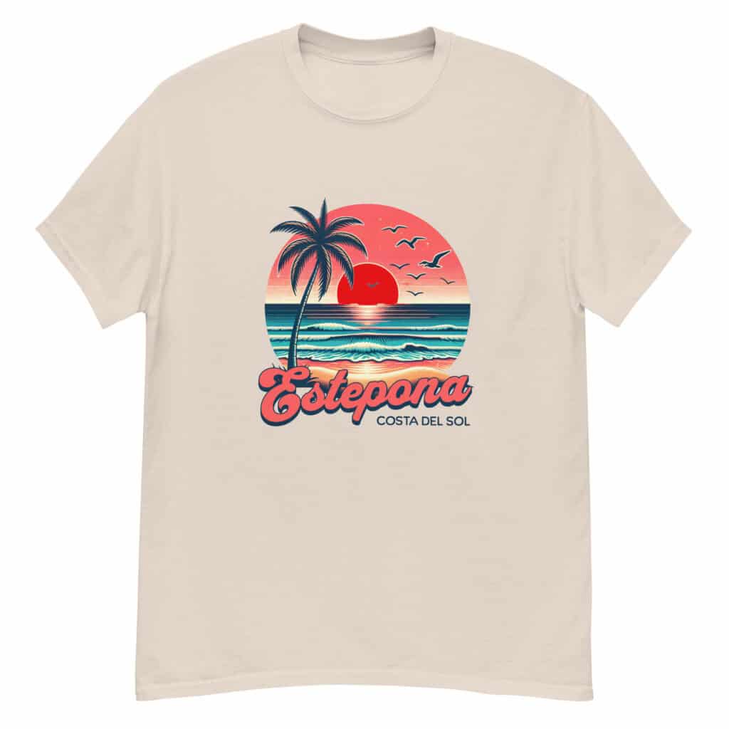 Estepona Costa Retro Sunset Tee
