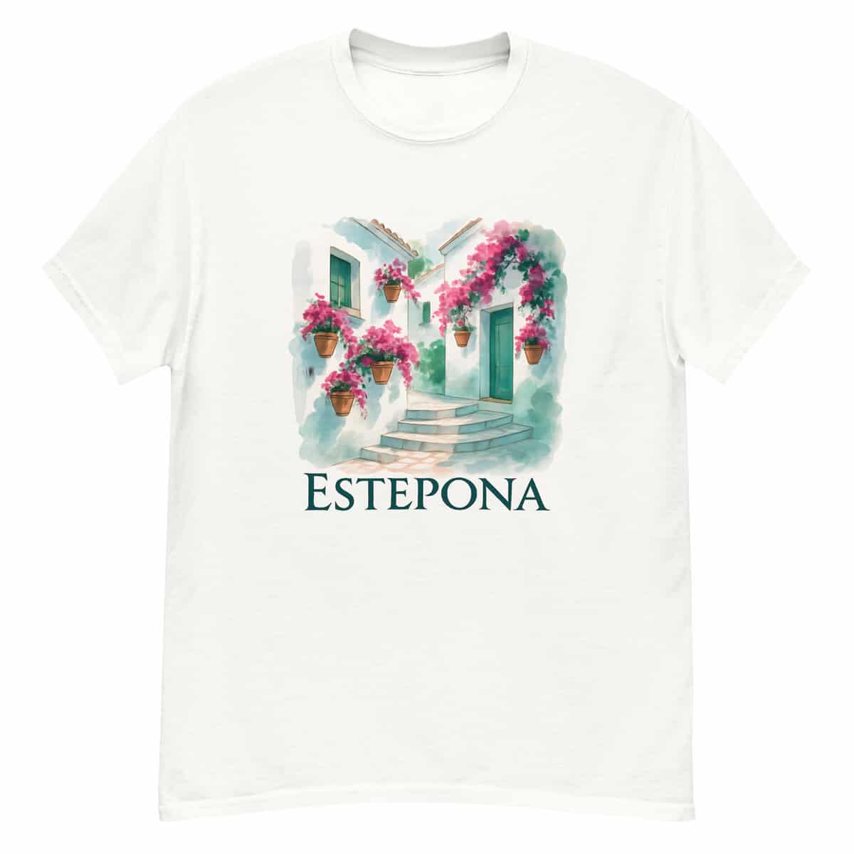 Estepona Steps & Blooms Tee - Image 6