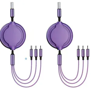 Custom 1.1m 3-in-1 USB Charging Cable