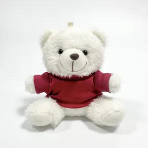 Custom 11cm Plush Teddy Bear with Logo T-Shirt