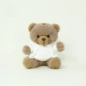 Mini Plush Teddy Bear with Hoodie