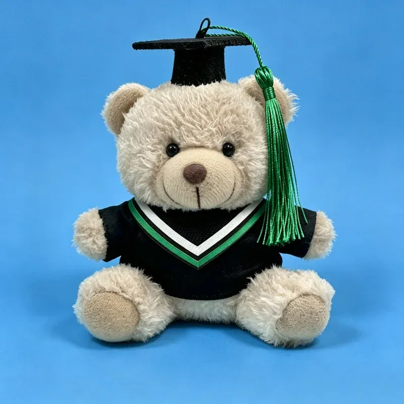 Mini Graduation Teddy Bear with Cap and Shirt