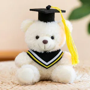 Mini Graduation Teddy Bear with Cap and Stole