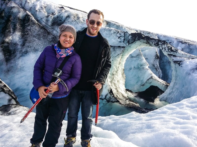 Glacier hike in Iceland