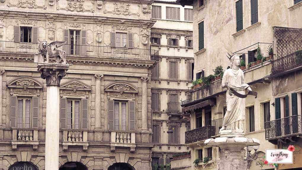 Piazza Delle Erbe in Verona
