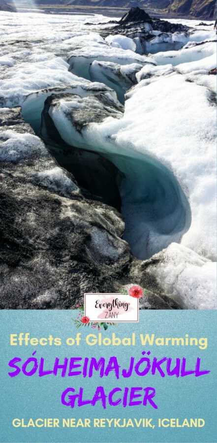 Solheimajokull Glacier in South Iceland