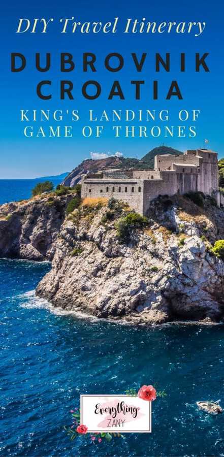 DIY Travel Itinerary to Dubrovnik, Croatia