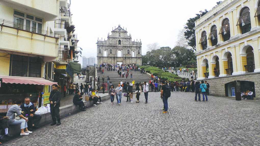 Ruins of St Pauls in Macau