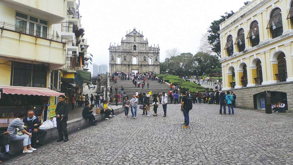 Ruins of St Pauls in Macau
