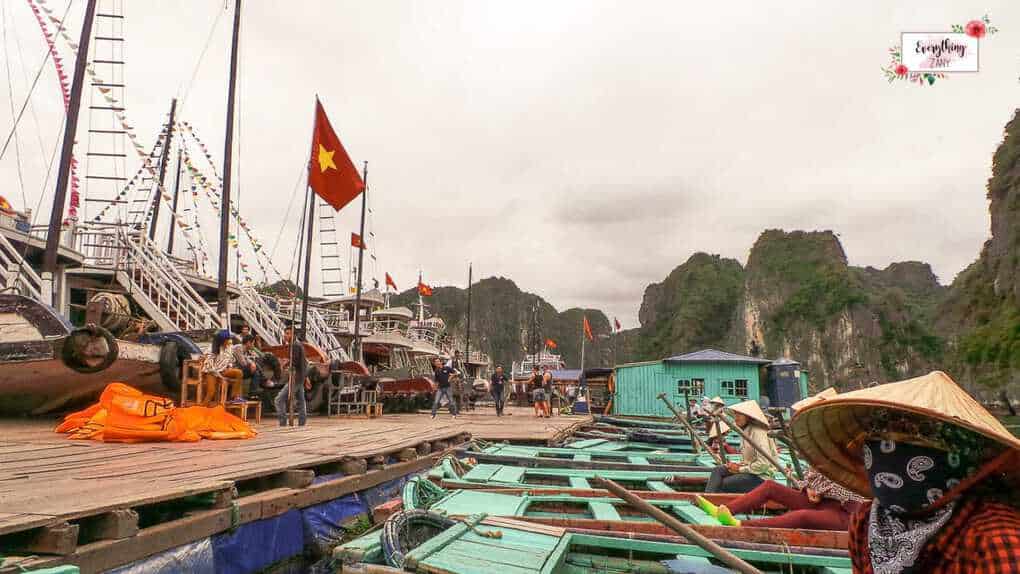 Fishing Village in Halong Bay Vietnam