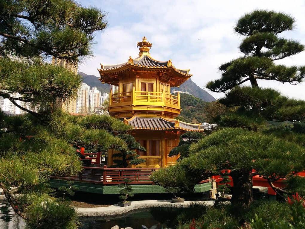 Hong Kong Chi Lin Nunnery pagoda
