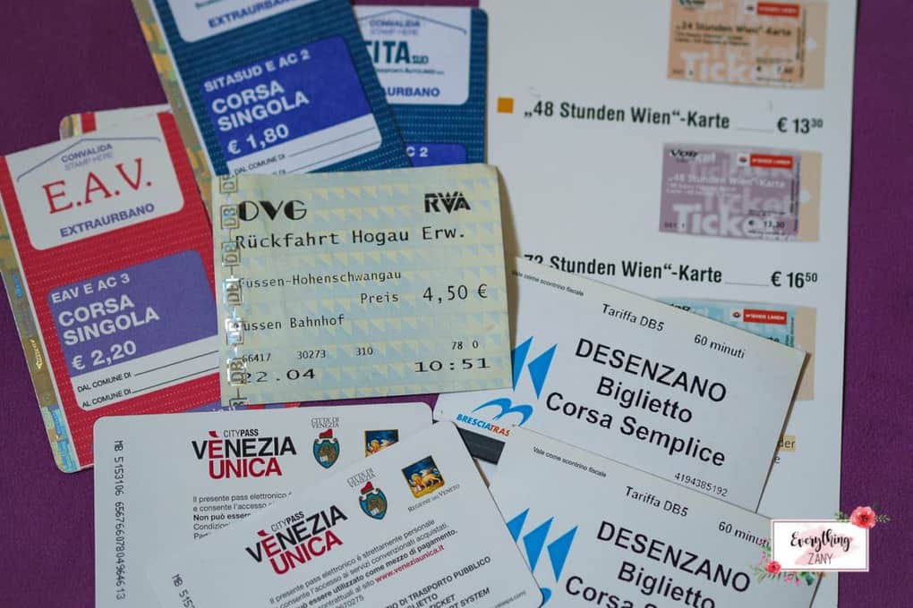 Local Train Tickets in Europe 