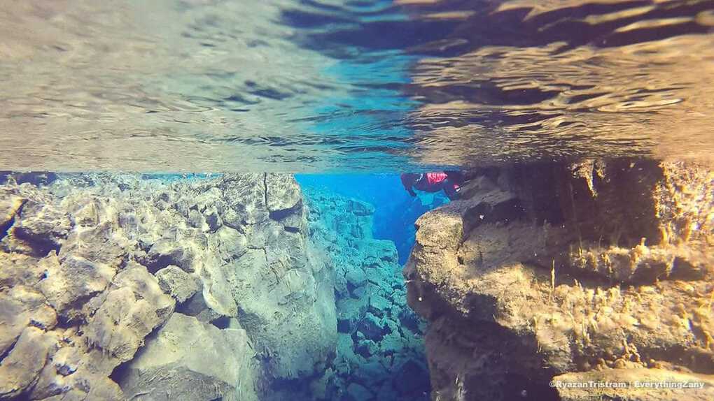 Silfra Dry suit diving in Iceland