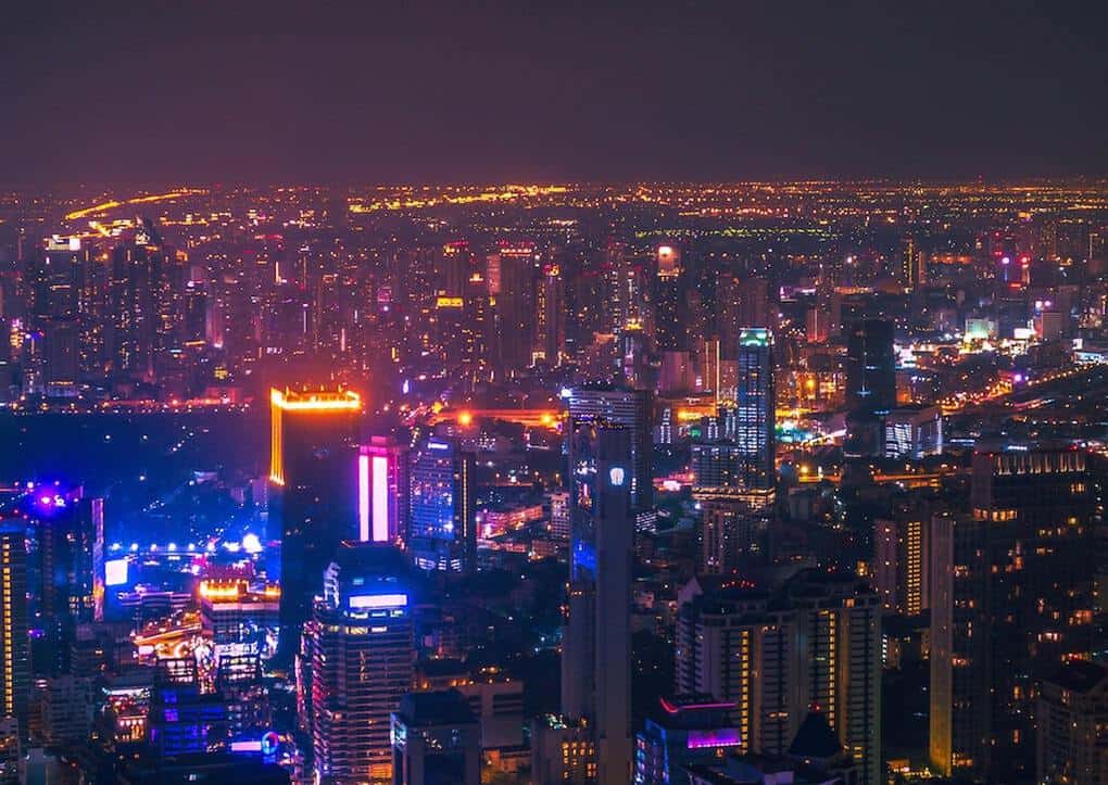 Mahanakhon Skywalk in Bangkok