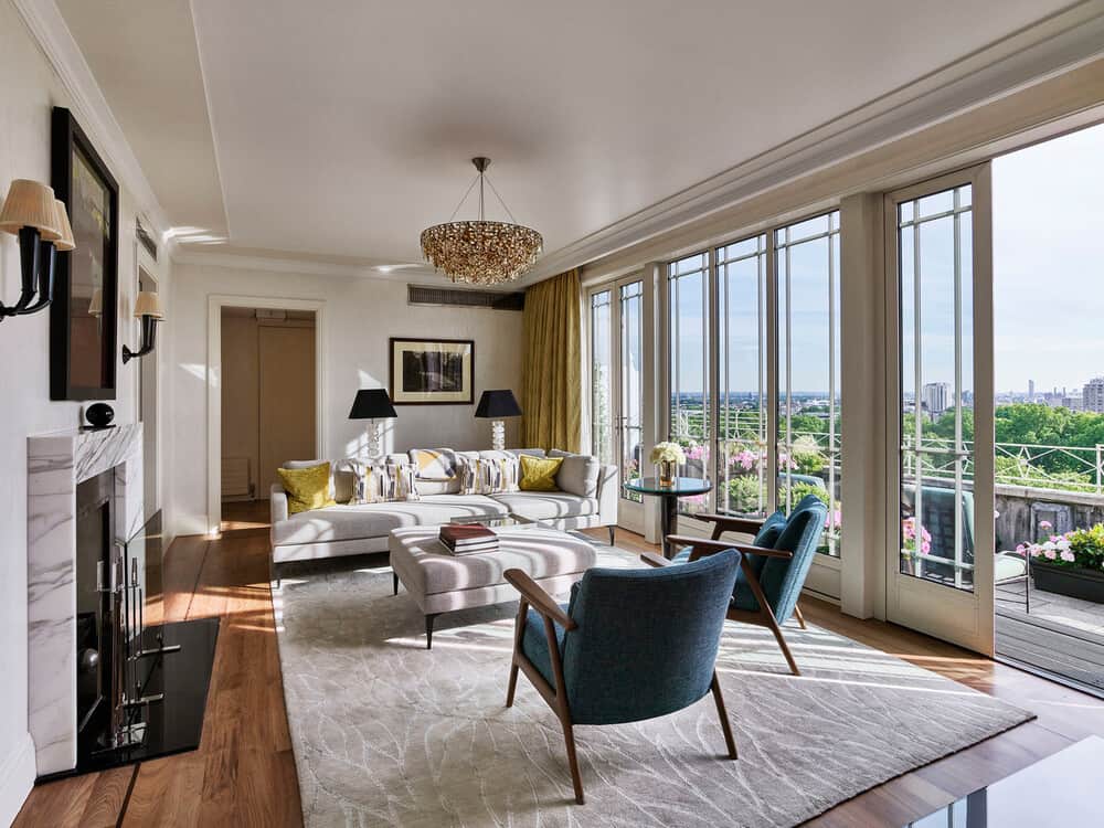The Dorchester Terrace Penthouse Living Room